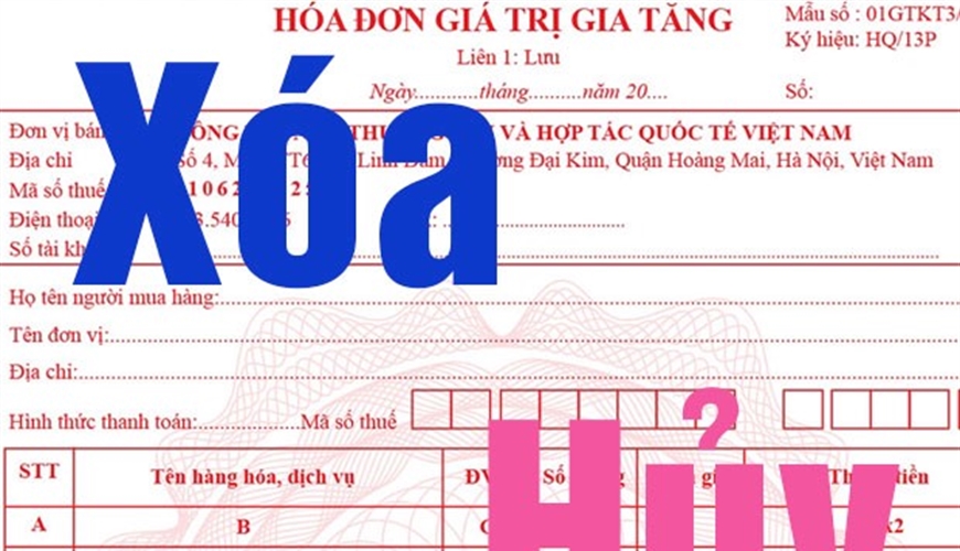 Thủ tục hủy hóa đơn khi không tiếp tục sử dụng