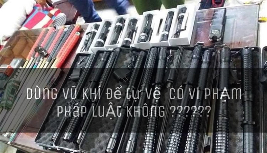 QUY ĐỊNH CỦA PHÁP LUẬT VỀ VIỆC TỰ VỆ BẰNG VŨ KHÍ MANG THEO